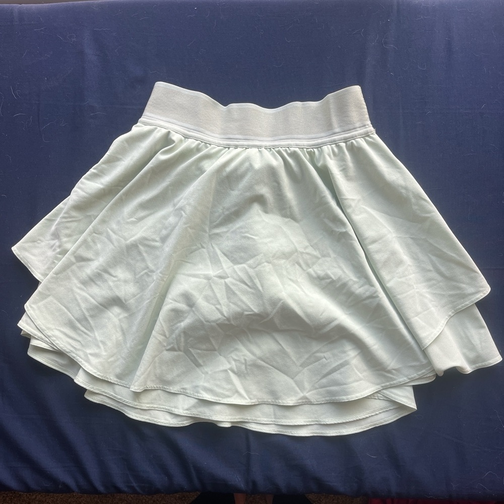 Lululemon Athletica Light Green Skater Skirt